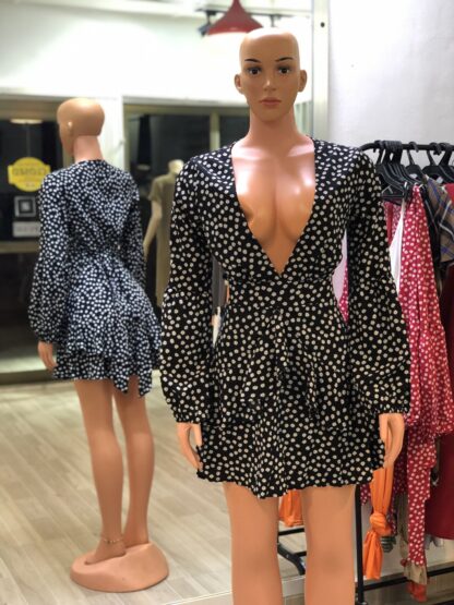 trendy mini loose dress